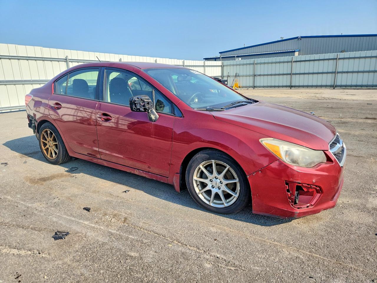 2013 Subaru Impreza Premium Темно-бордовый vin: JF1GJAC62DH013363