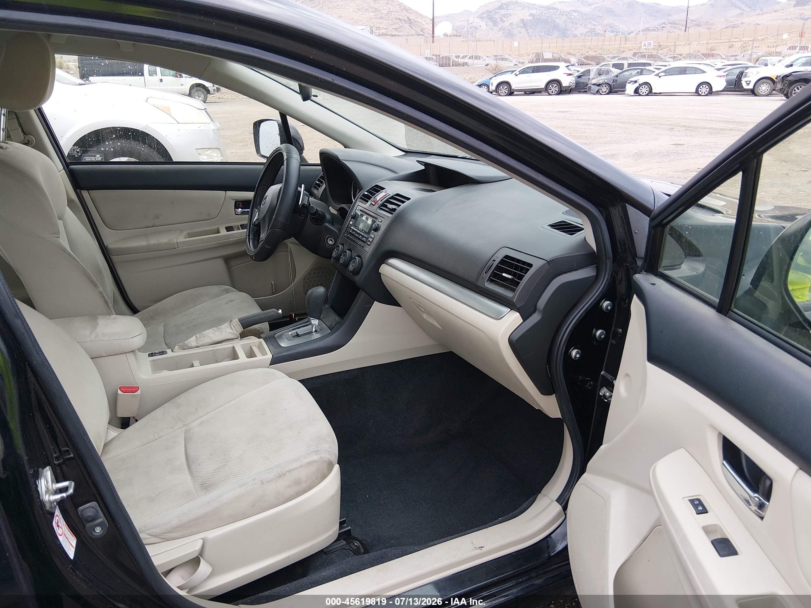 2013 Subaru Impreza 2.0i Premium Black vin: JF1GJAC62DH014416