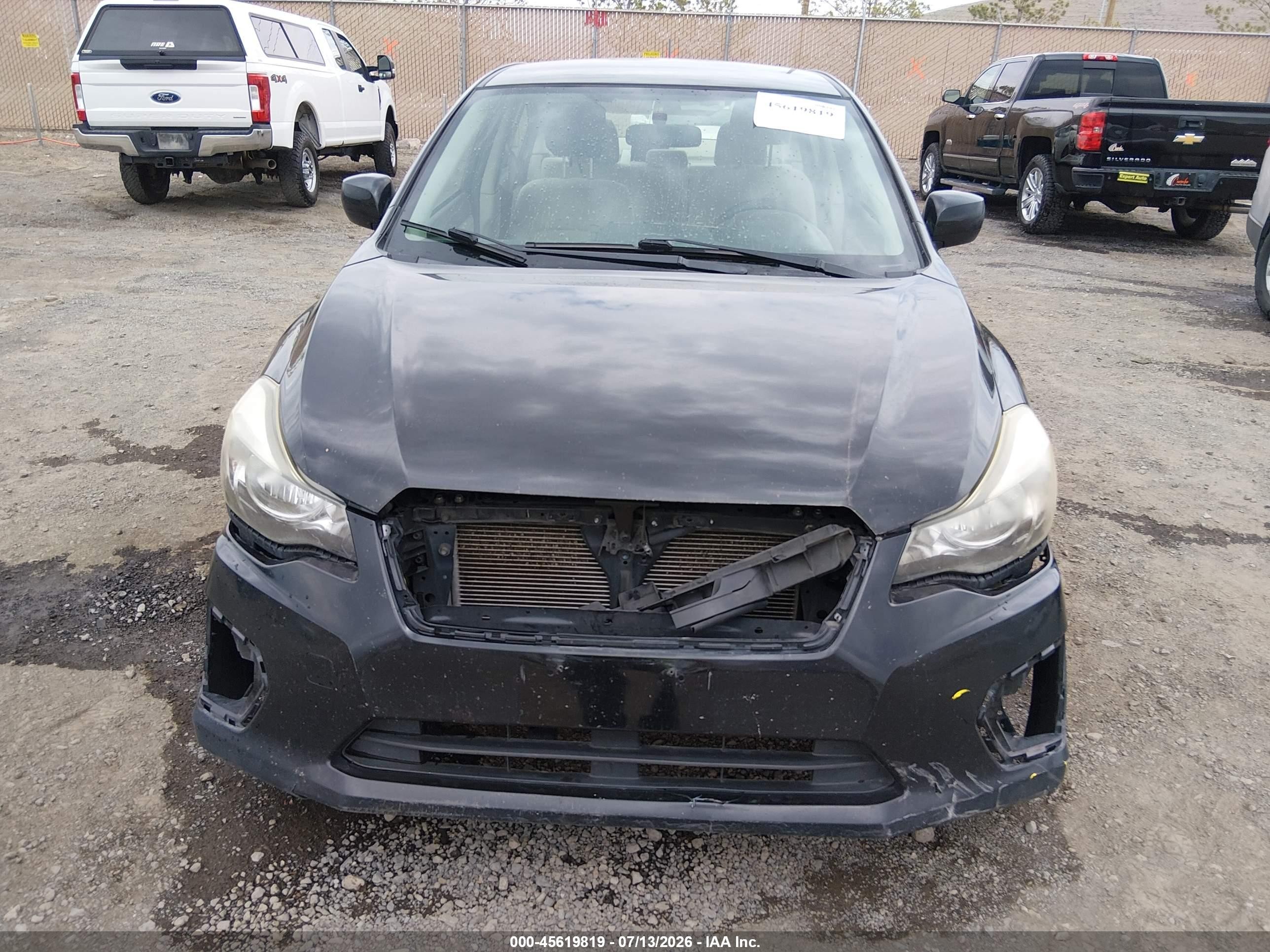 2013 Subaru Impreza 2.0i Premium Black vin: JF1GJAC62DH014416
