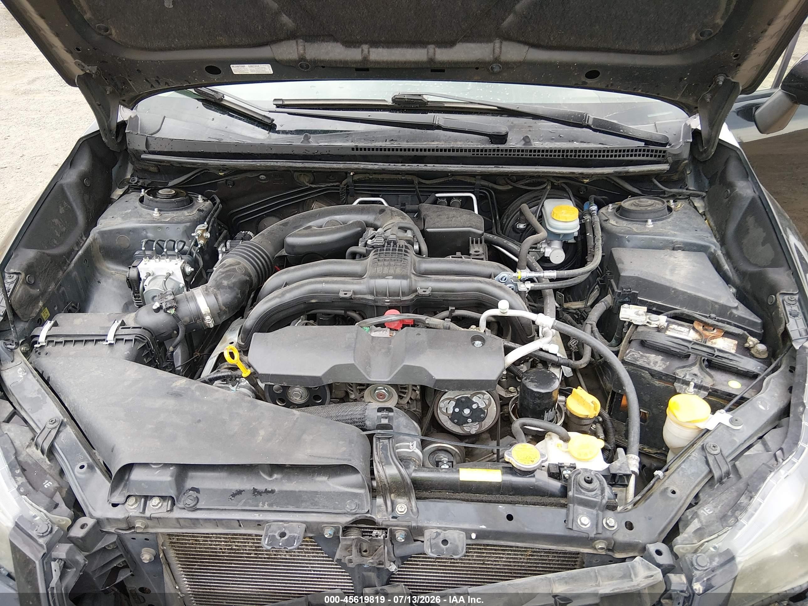2013 Subaru Impreza 2.0i Premium Black vin: JF1GJAC62DH014416