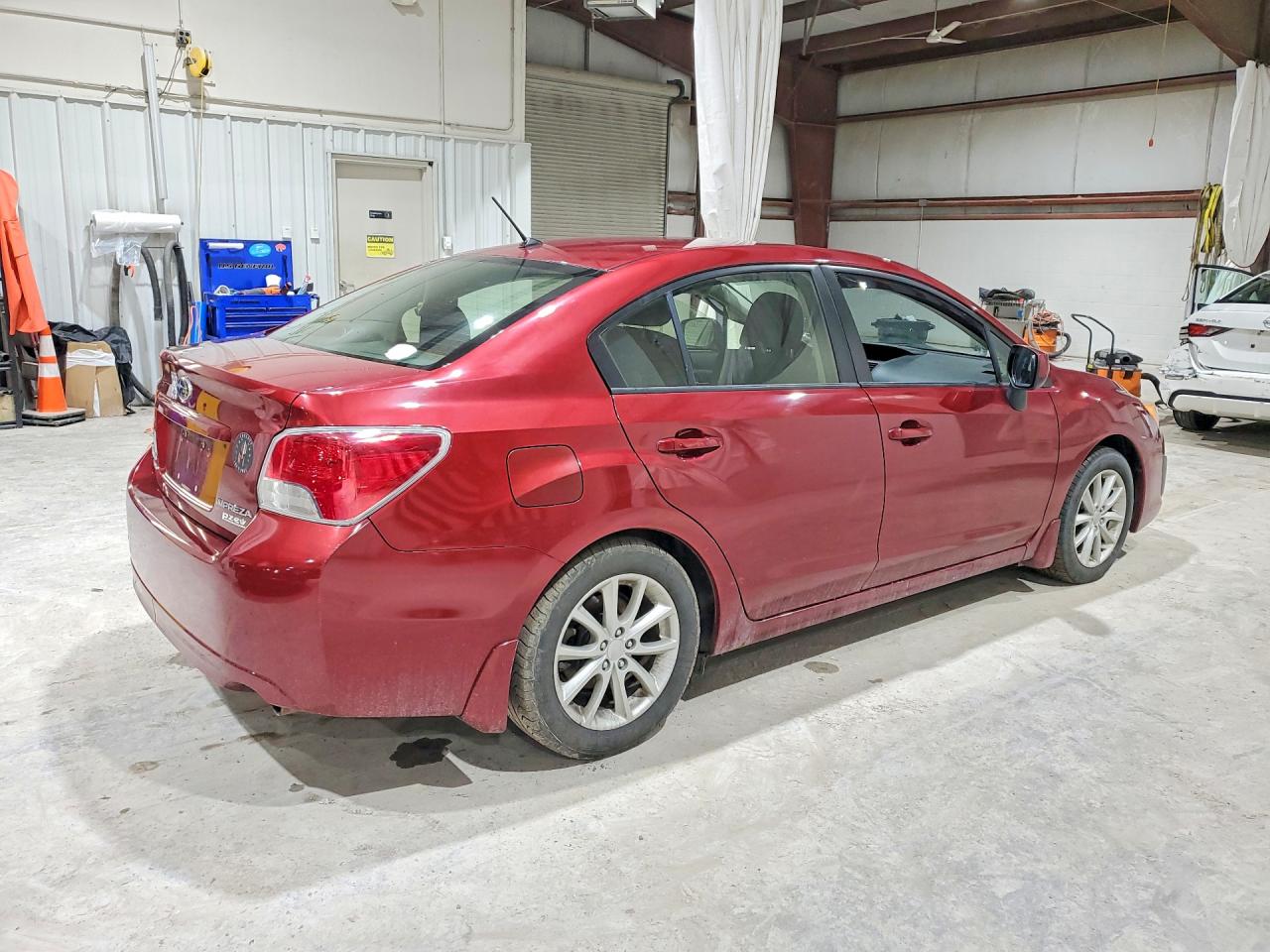 2013 Subaru Impreza Premium Red vin: JF1GJAC62DH016926