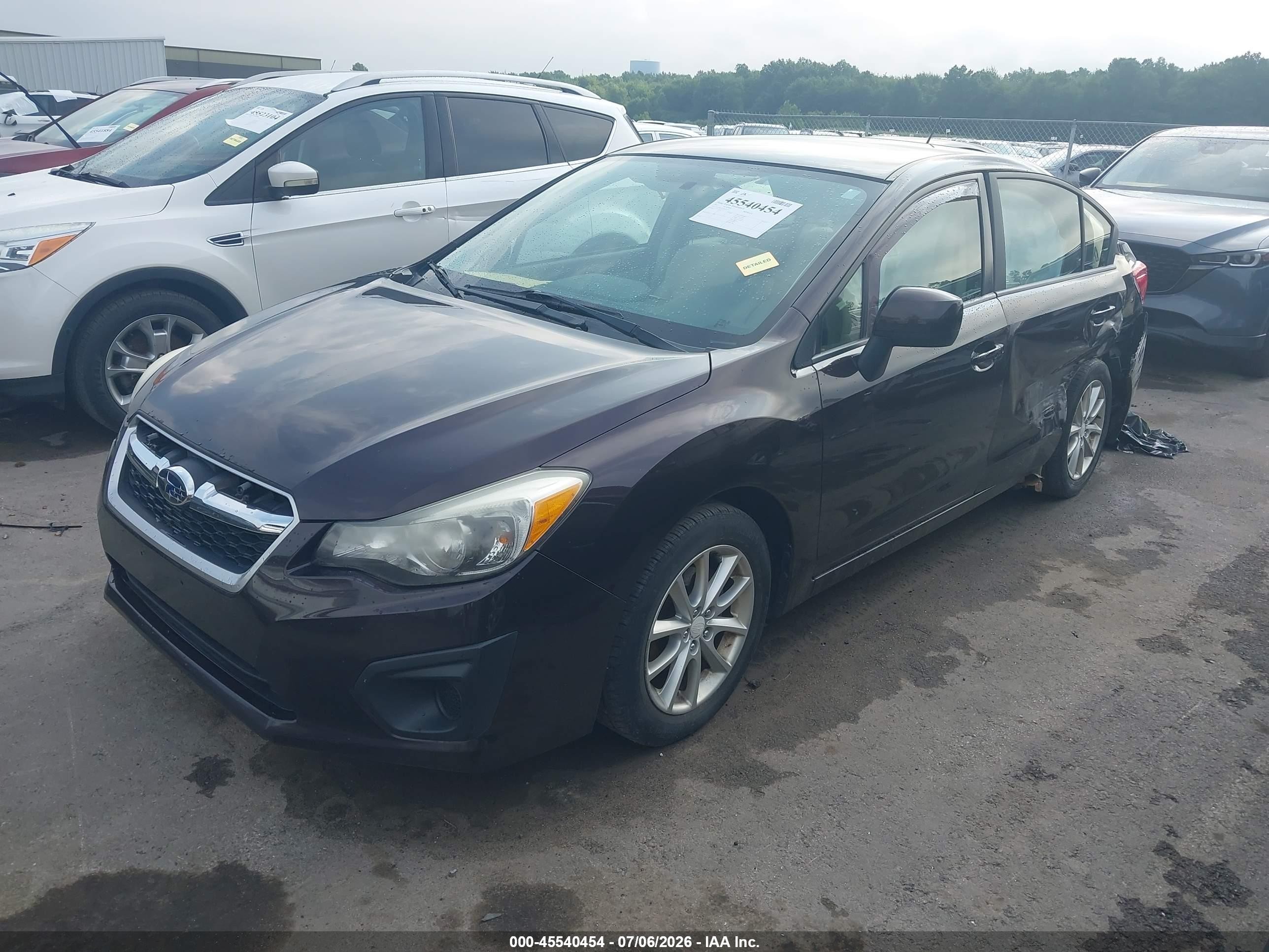 2013 Subaru Impreza 2.0i Premium Black vin: JF1GJAC62DH020779