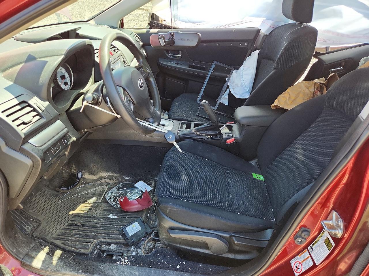 2013 Subaru Impreza Premium Красный vin: JF1GJAC62DH023083