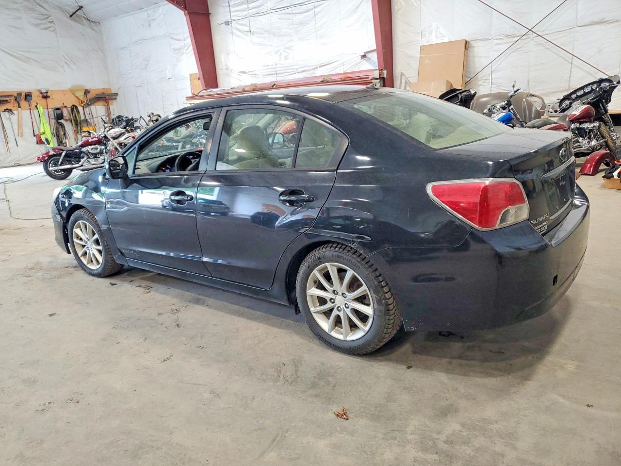 2013 Subaru Impreza Premium Black vin: JF1GJAC62DH027845