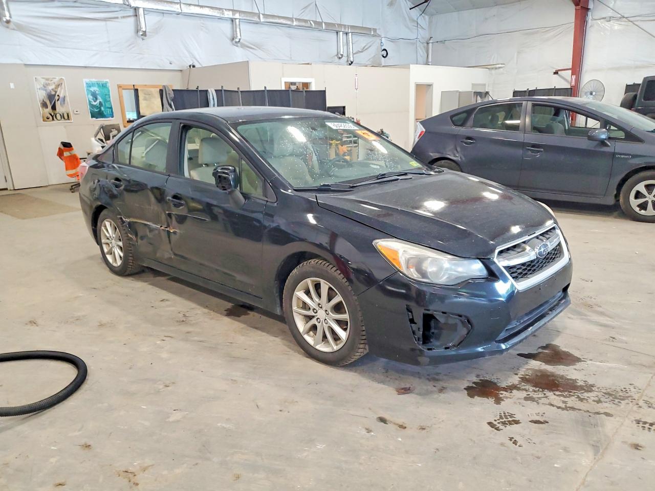 2013 Subaru Impreza Premium Black vin: JF1GJAC62DH027845