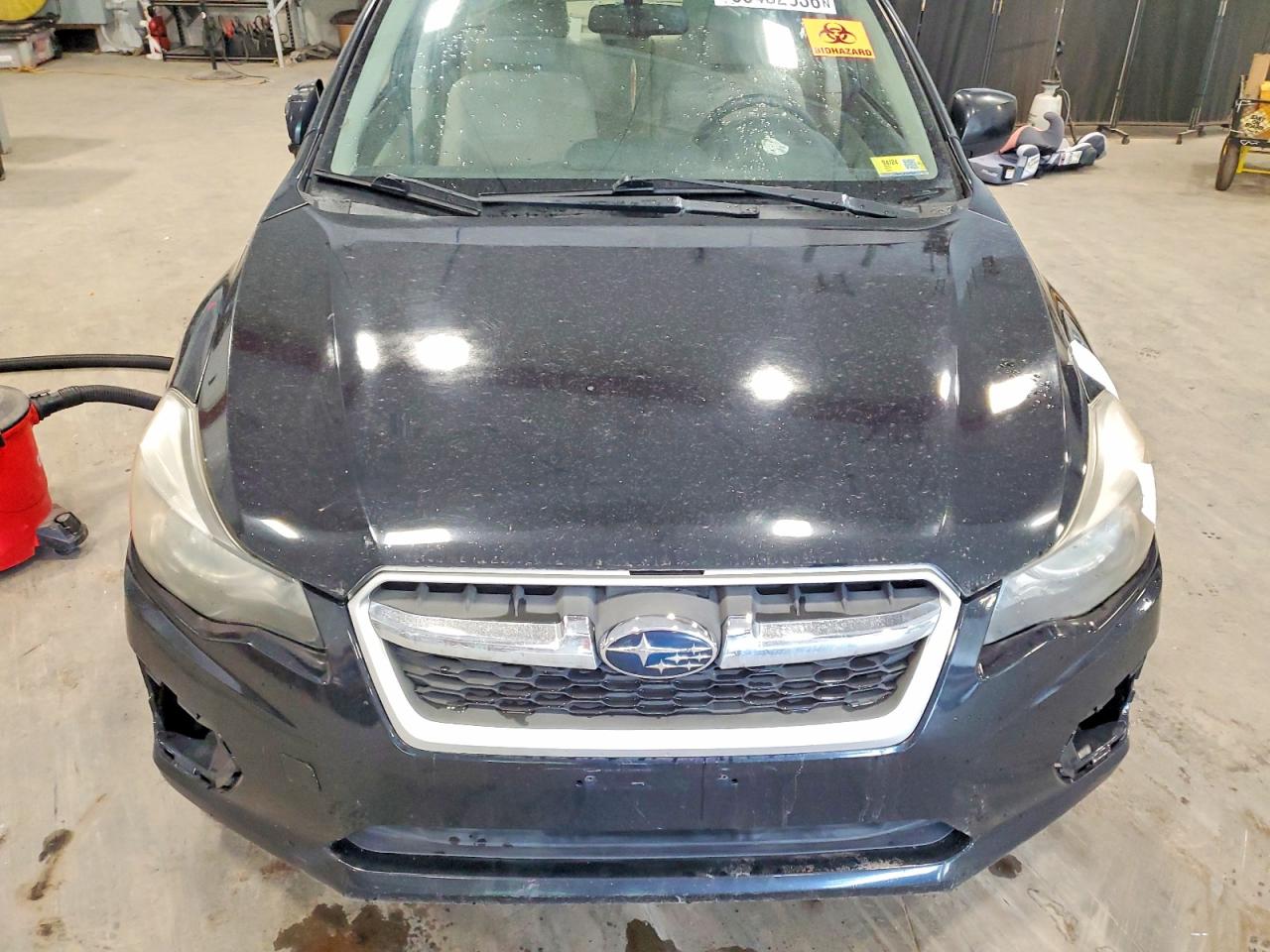 2013 Subaru Impreza Premium Black vin: JF1GJAC62DH027845