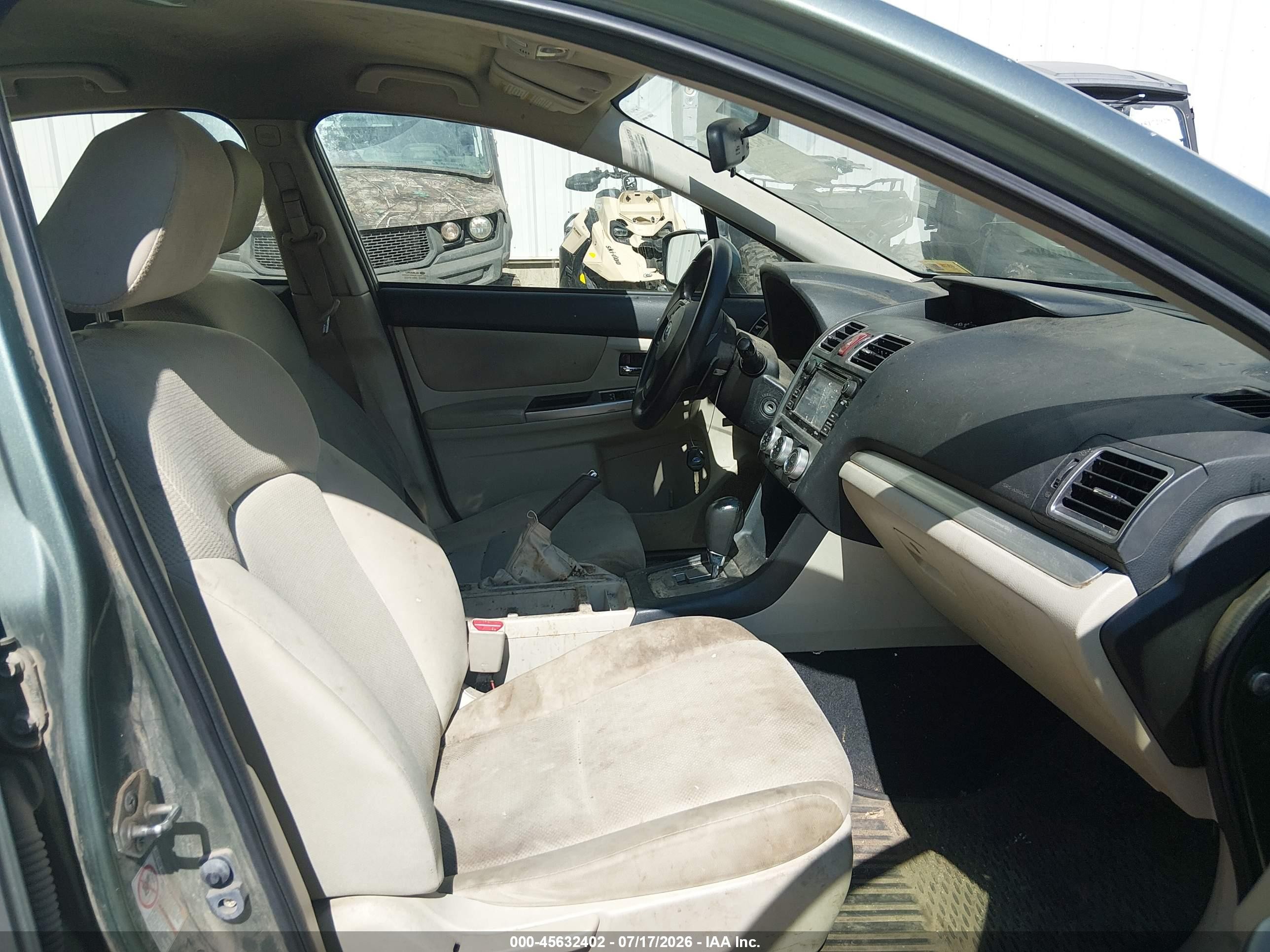 2015 Subaru Impreza 2.0i Premium Green vin: JF1GJAC62FH024284