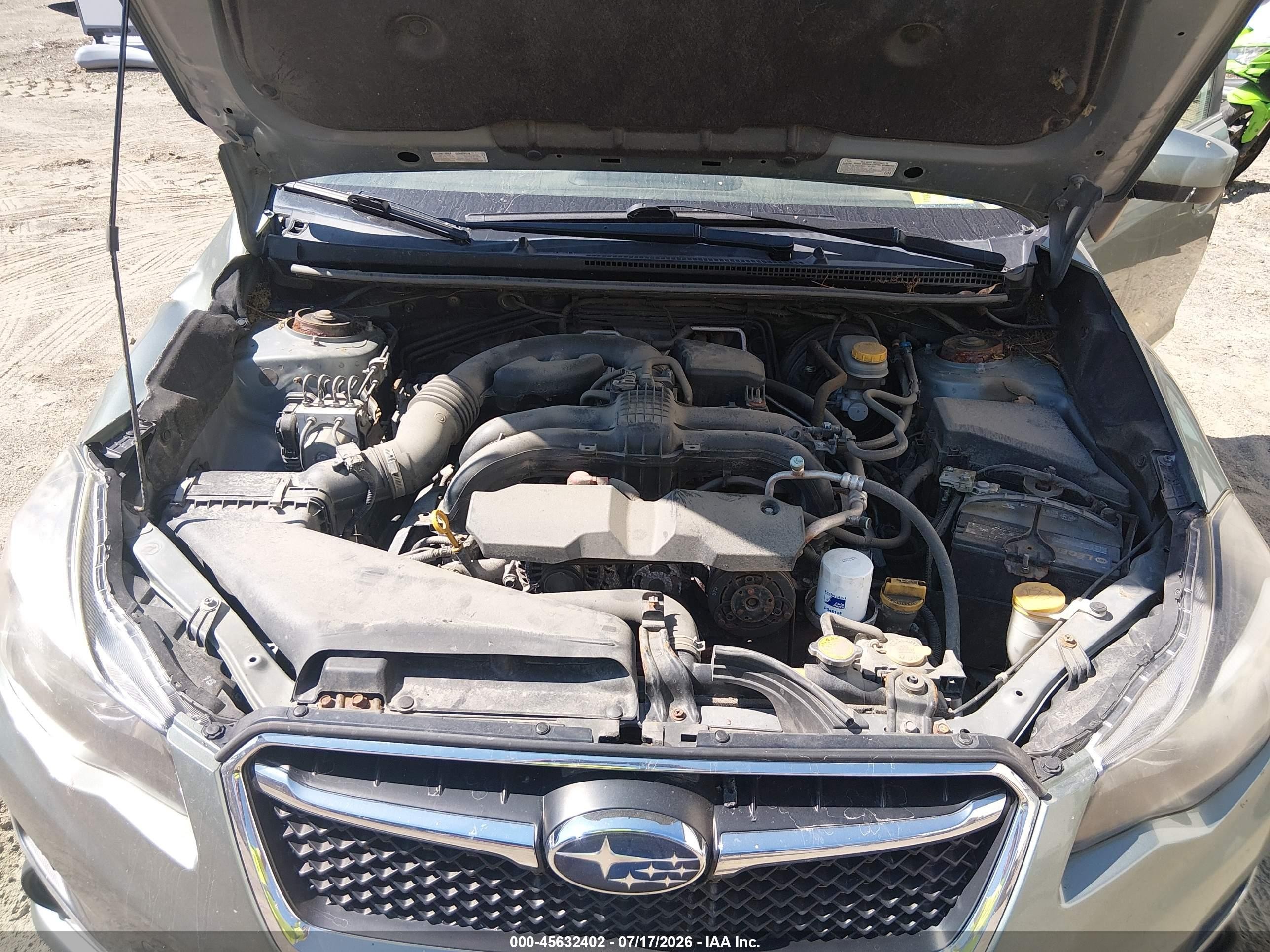 2015 Subaru Impreza 2.0i Premium Green vin: JF1GJAC62FH024284