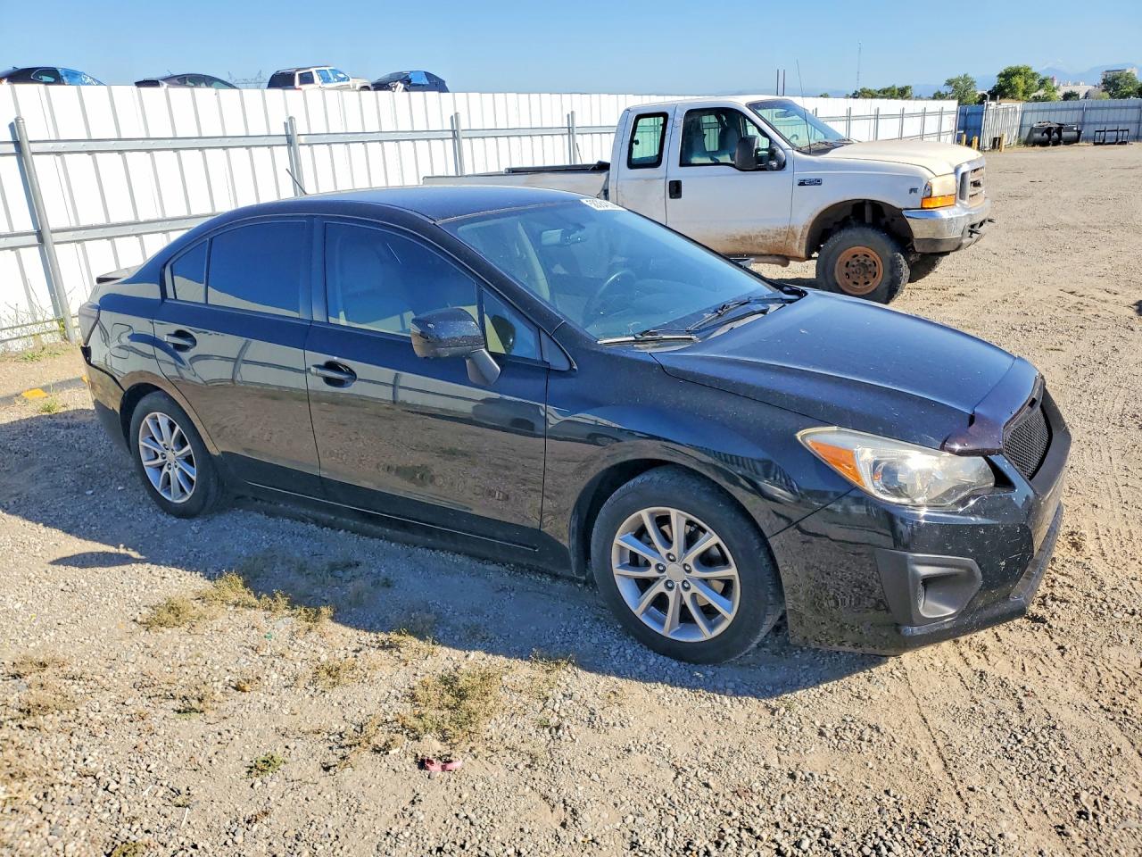 2012 Subaru Impreza Premium Black vin: JF1GJAC63CH025035