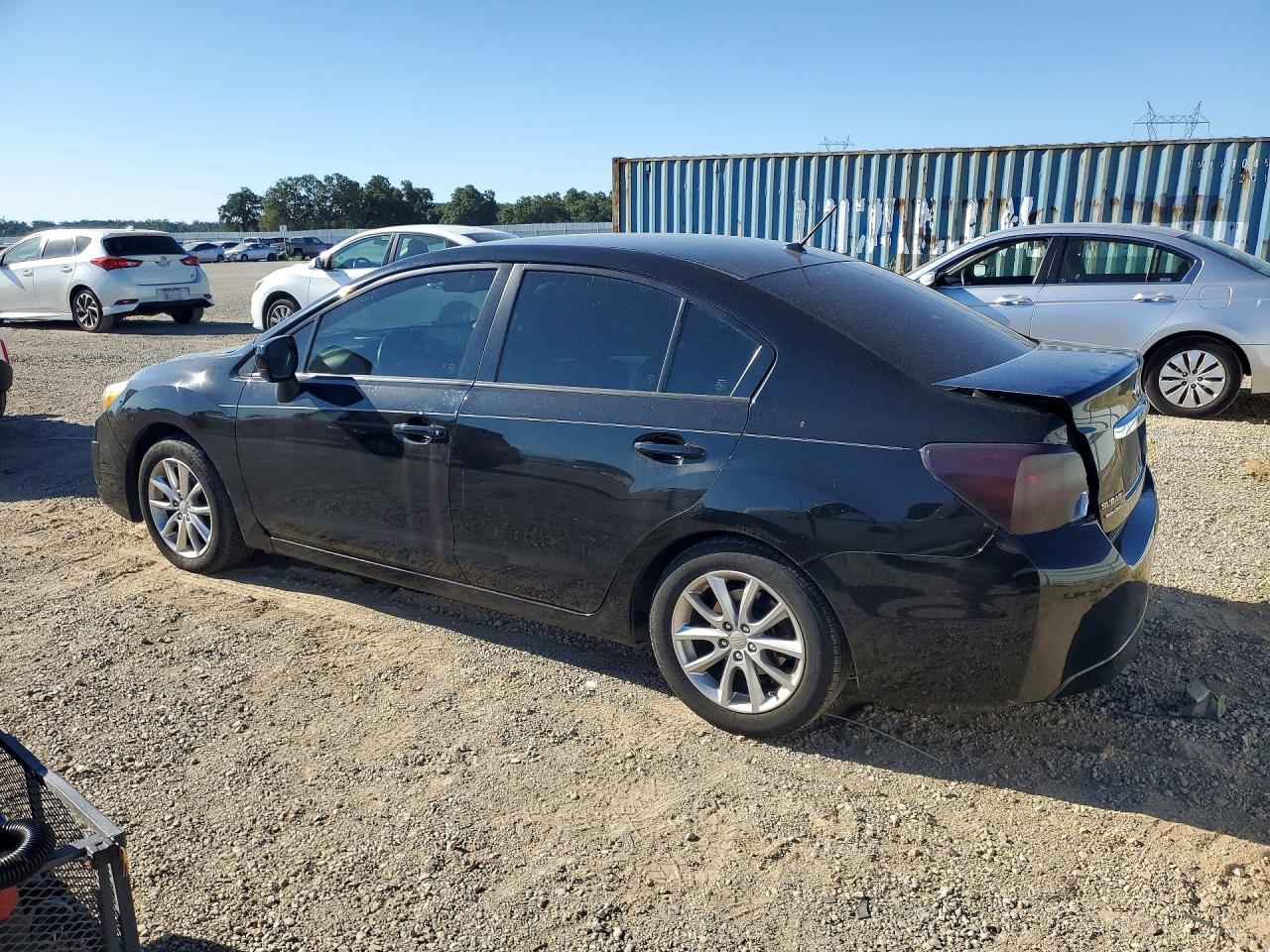 2012 Subaru Impreza Premium Black vin: JF1GJAC63CH025035