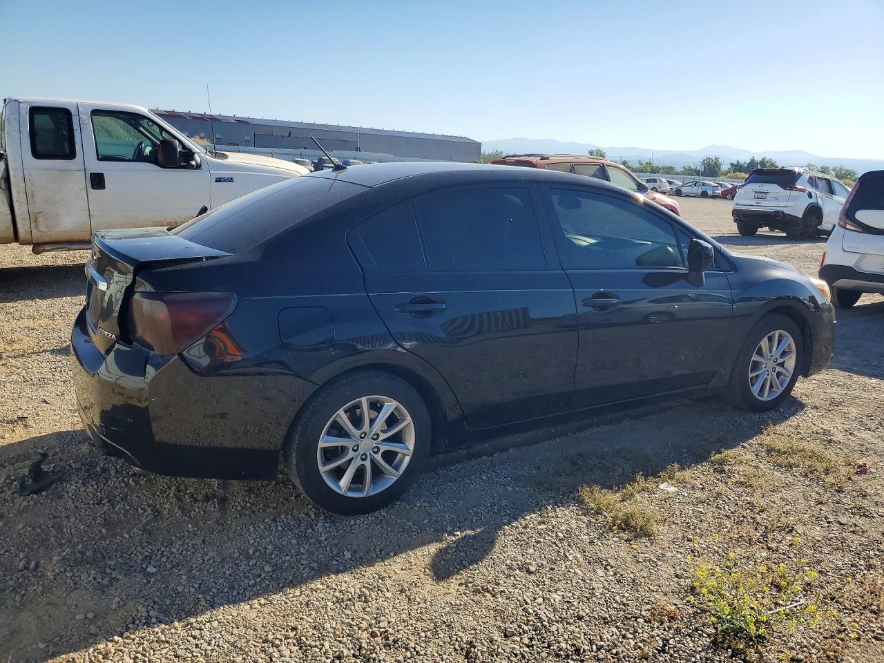 2012 Subaru Impreza Premium Black vin: JF1GJAC63CH025035