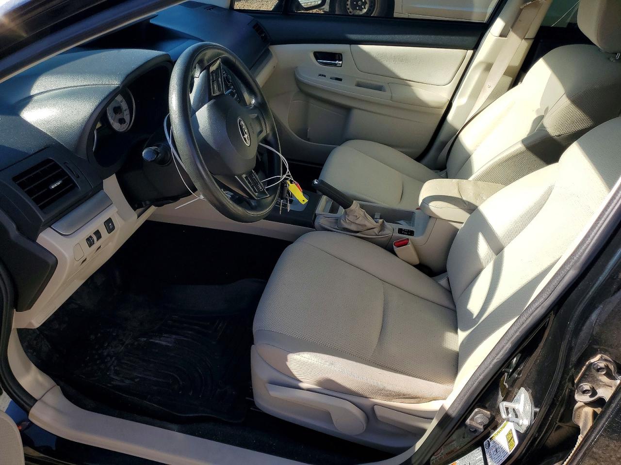 2012 Subaru Impreza Premium Black vin: JF1GJAC63CH025035