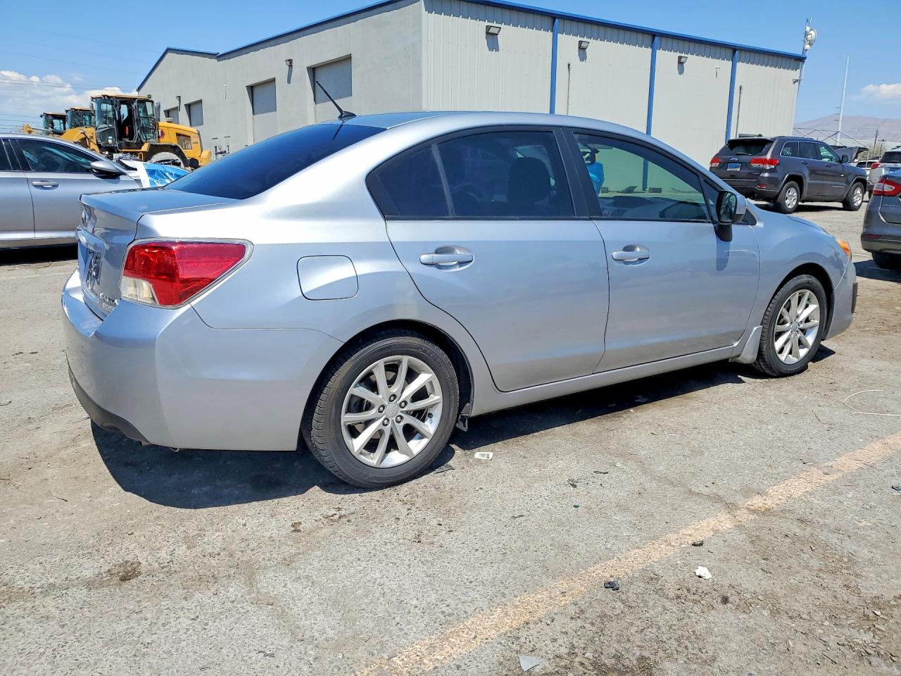 2013 Subaru Impreza Premium Silver vin: JF1GJAC63DH005871