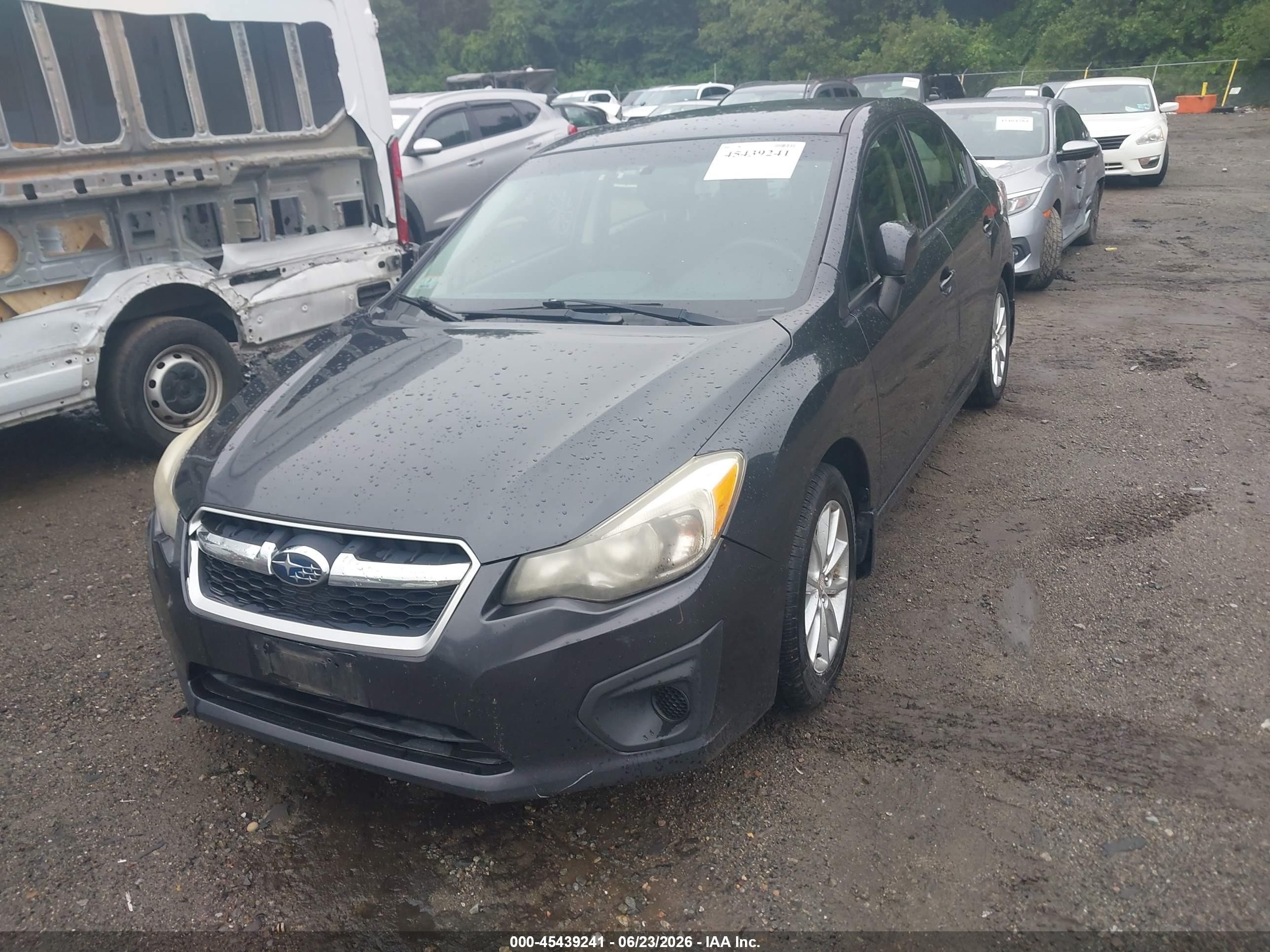 2013 Subaru Impreza 2.0i Premium Gray vin: JF1GJAC63DH020791