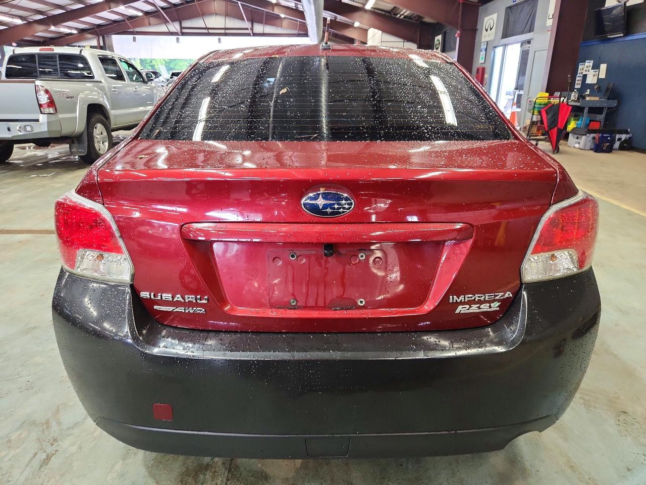 2013 Subaru Impreza Premium Red vin: JF1GJAC63DH024713