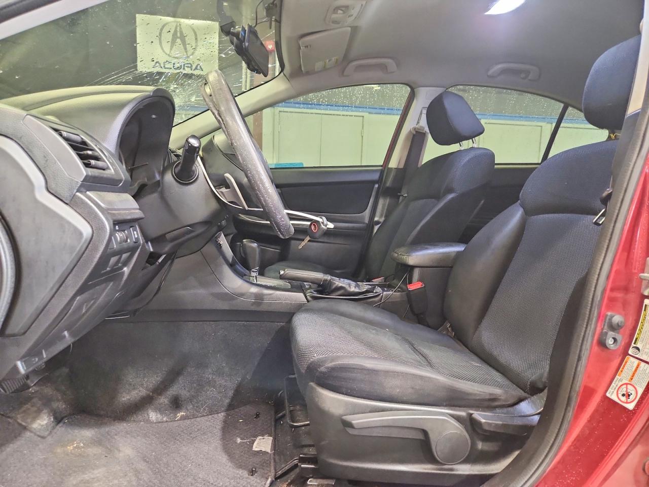 2013 Subaru Impreza Premium Red vin: JF1GJAC63DH024713