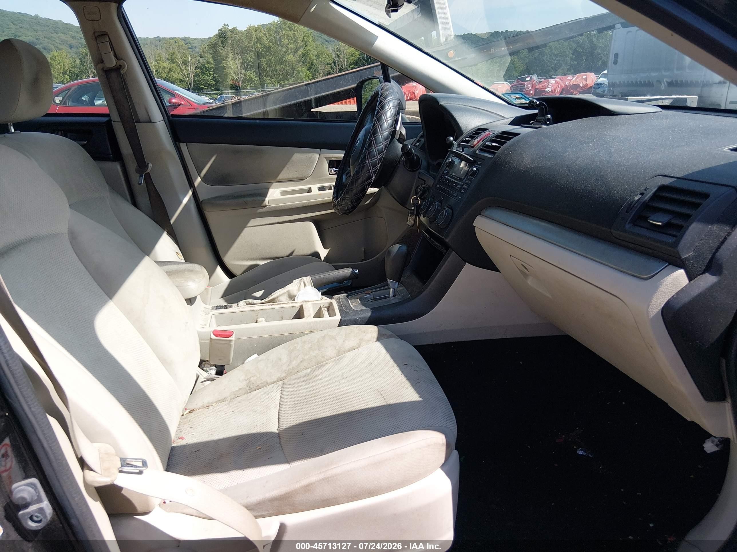 2014 Subaru Impreza 2.0i Premium Black vin: JF1GJAC63EH007945