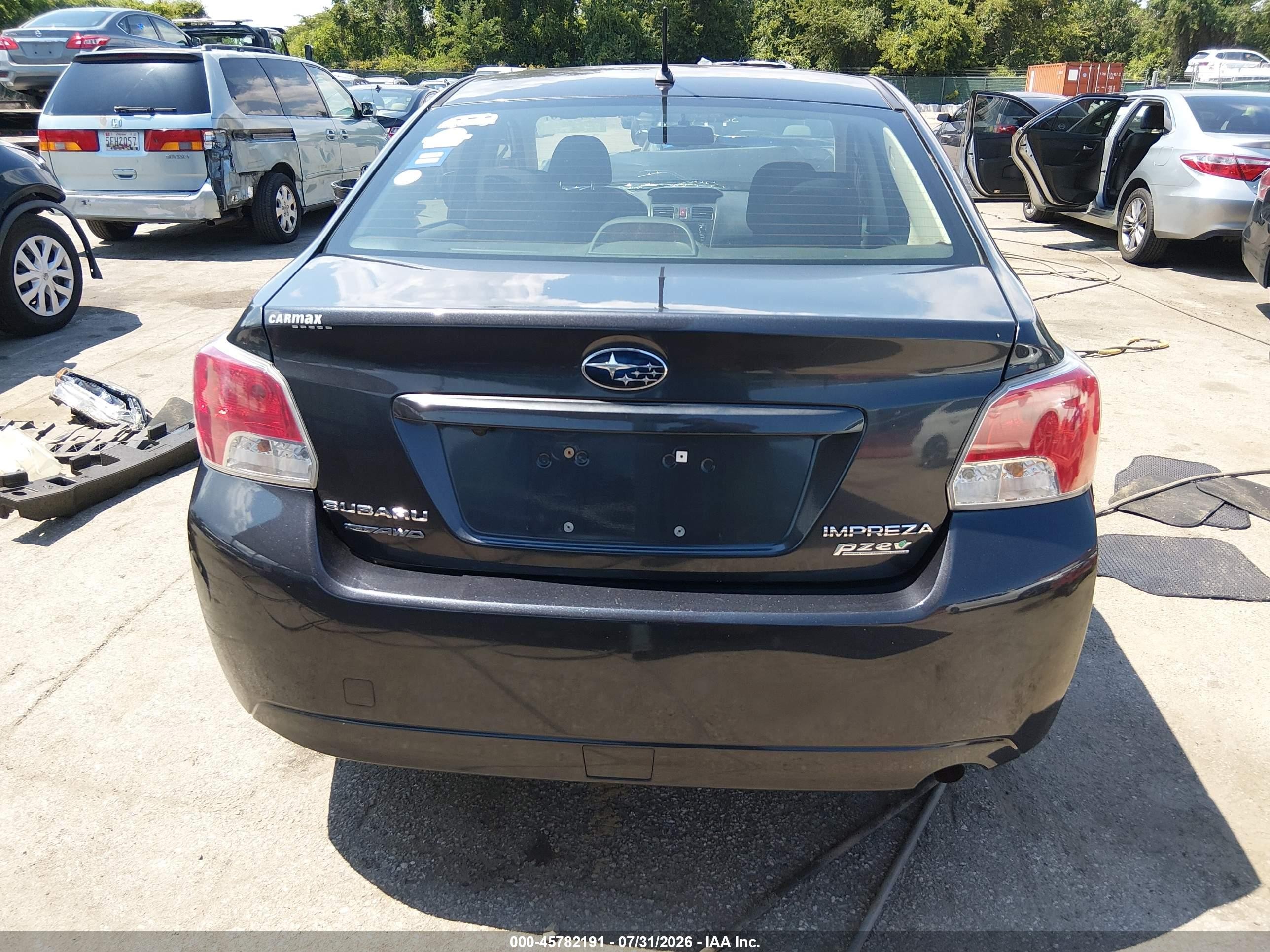 2014 Subaru Impreza 2.0i Premium Brown vin: JF1GJAC63EH019478