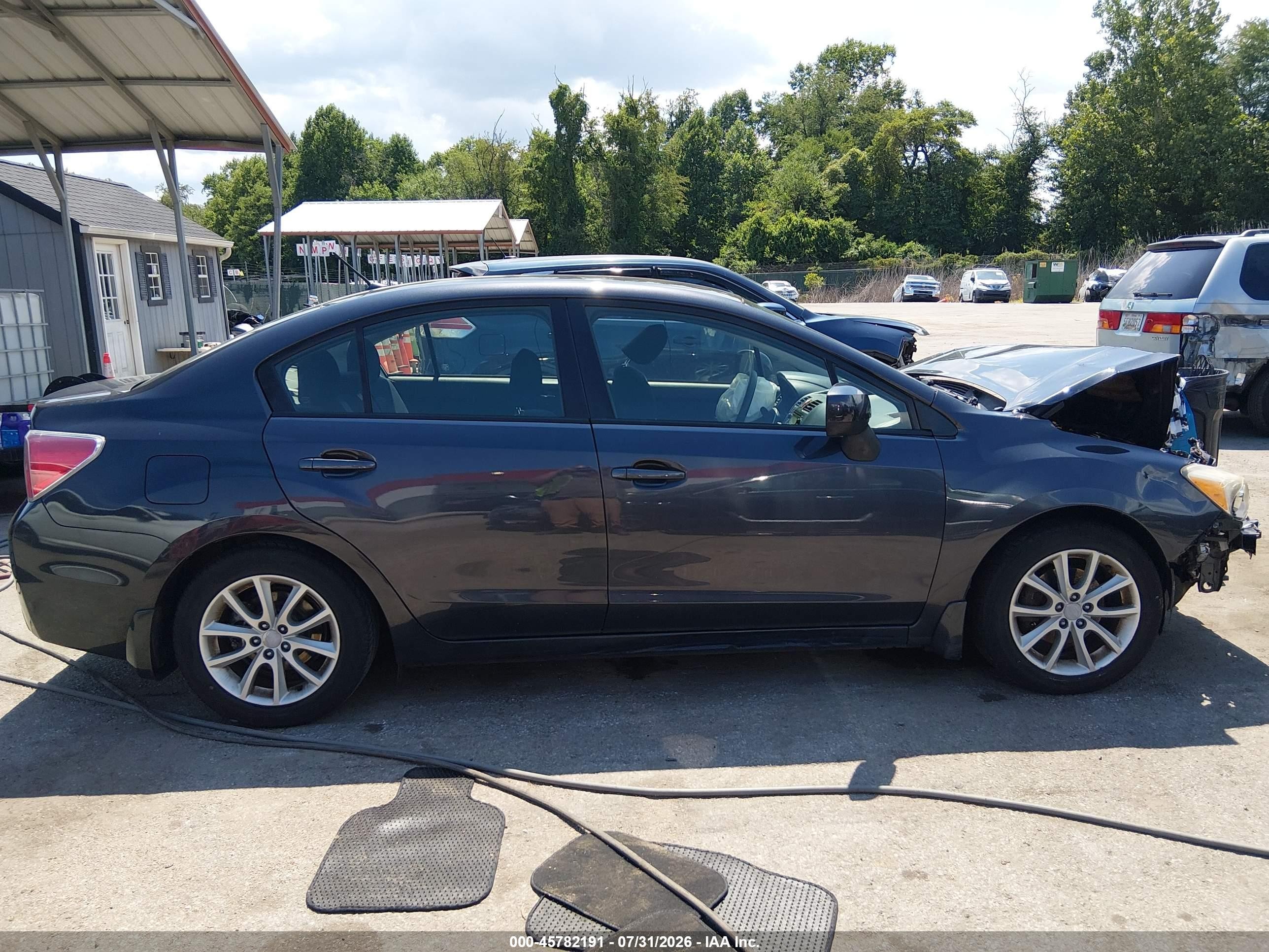 2014 Subaru Impreza 2.0i Premium Brown vin: JF1GJAC63EH019478
