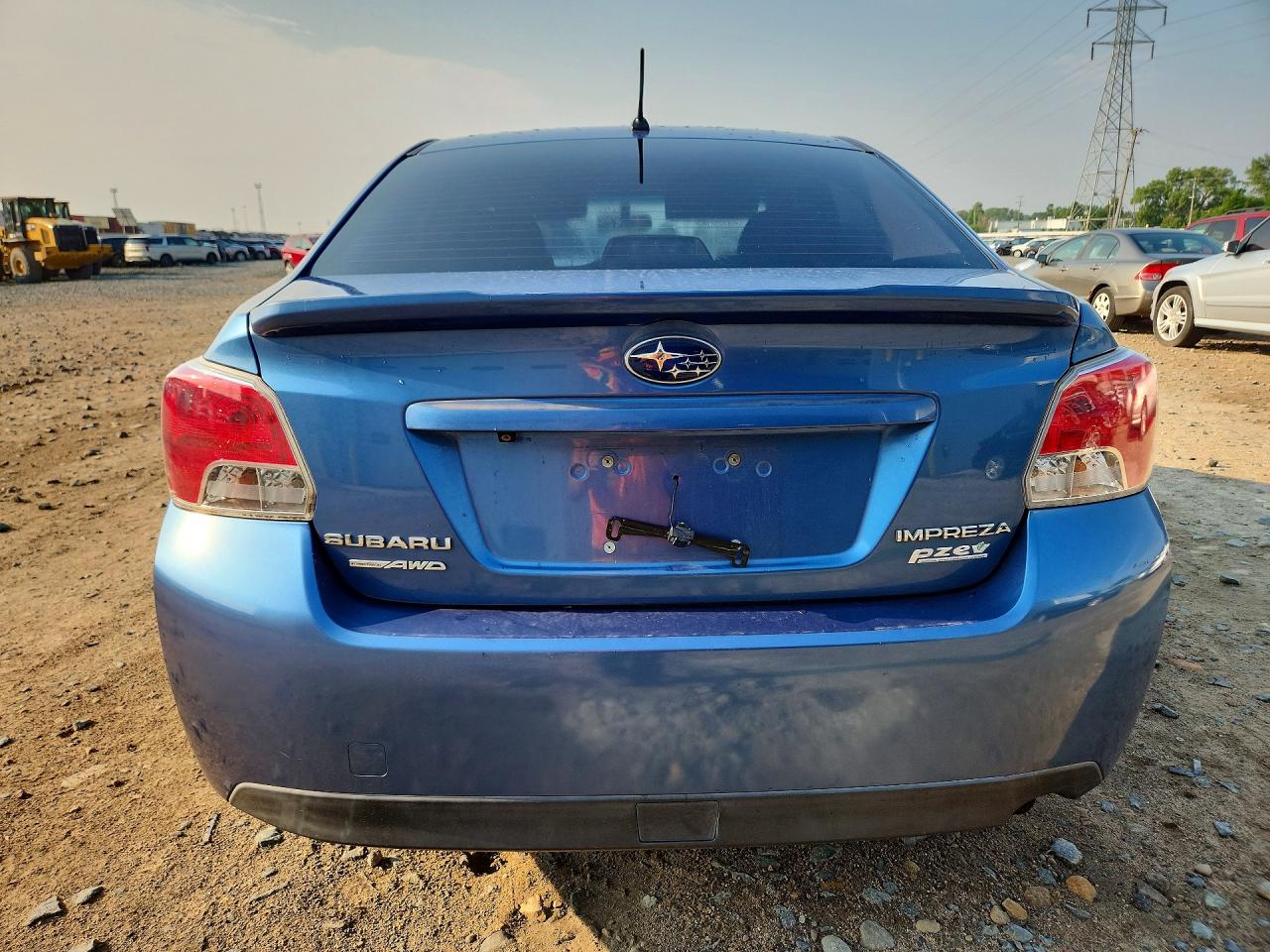 2015 Subaru Impreza Premium Blue vin: JF1GJAC63FH007333