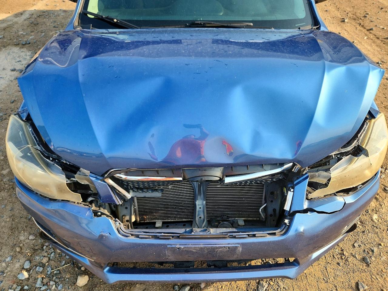 2015 Subaru Impreza Premium Blue vin: JF1GJAC63FH007333
