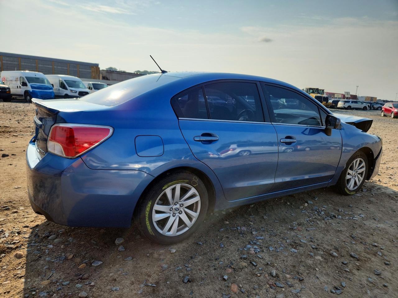 2015 Subaru Impreza Premium Blue vin: JF1GJAC63FH007333