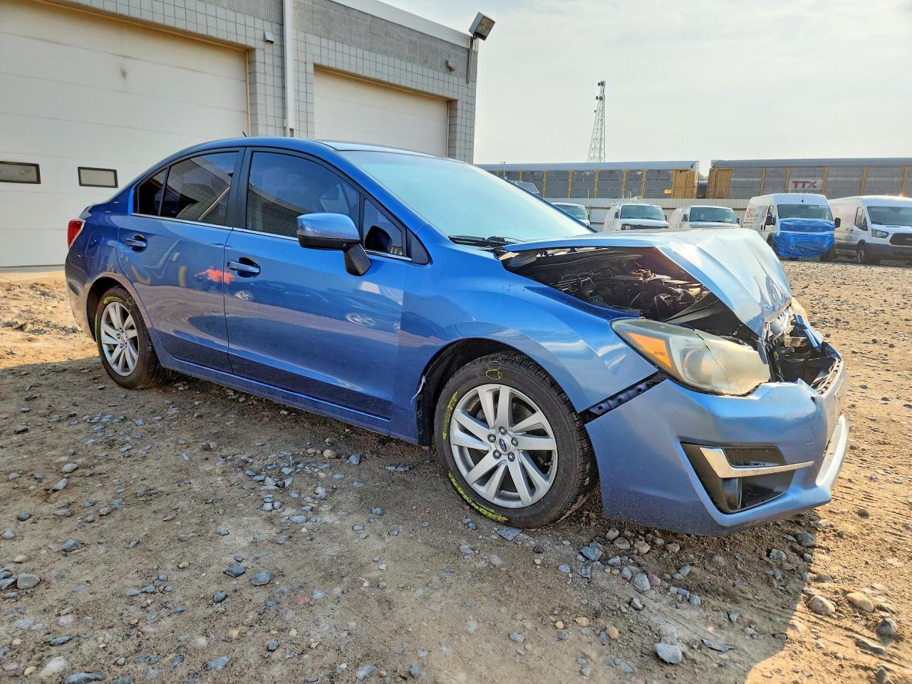 2015 Subaru Impreza Premium Blue vin: JF1GJAC63FH007333