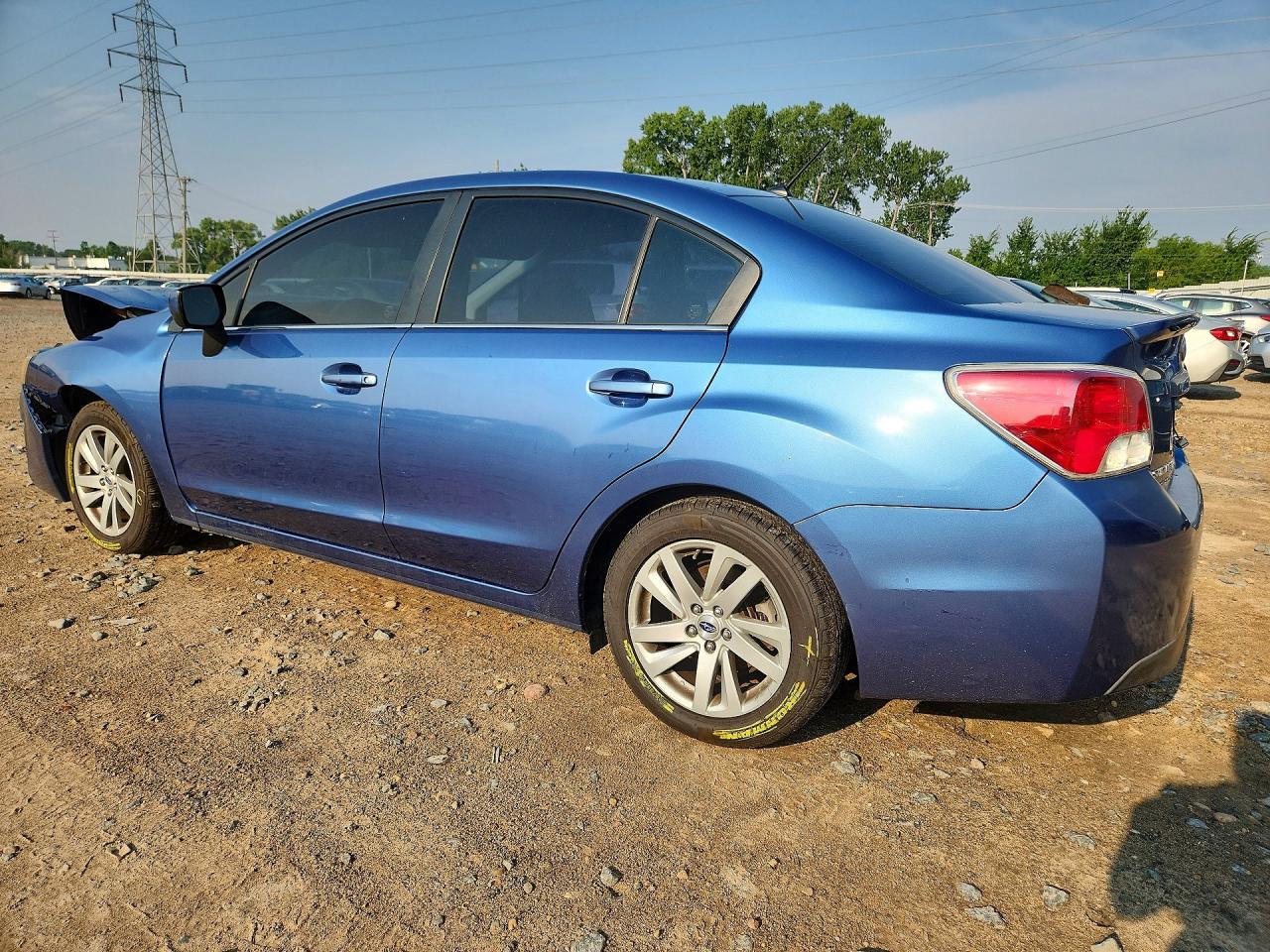 2015 Subaru Impreza Premium Blue vin: JF1GJAC63FH007333