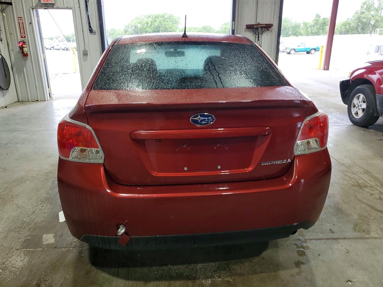 2015 Subaru Impreza Premium Burgundy vin: JF1GJAC63FH012614