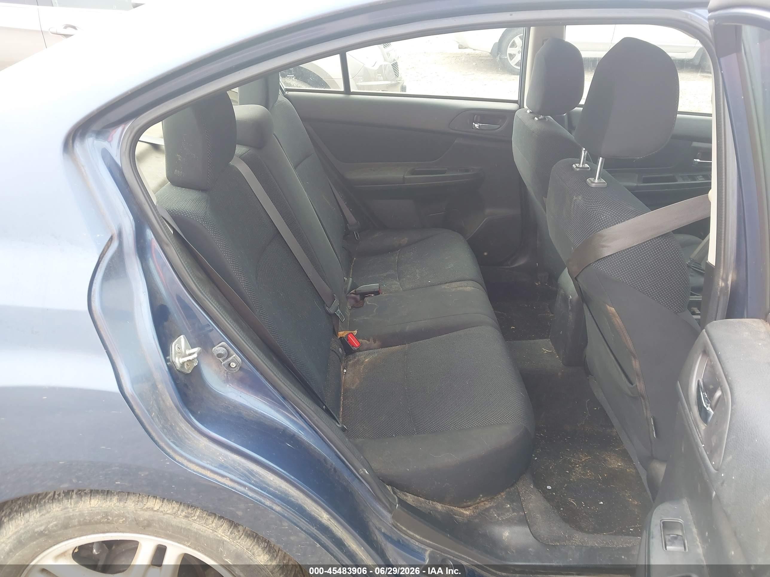 2012 Subaru Impreza 2.0i Premium Blue vin: JF1GJAC64CG006743