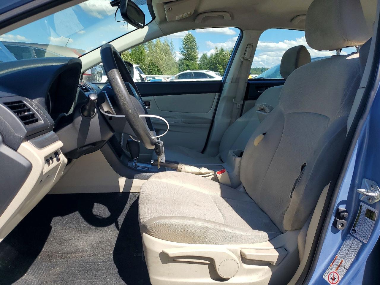2012 Subaru Impreza Premium Blue vin: JF1GJAC64CH010642