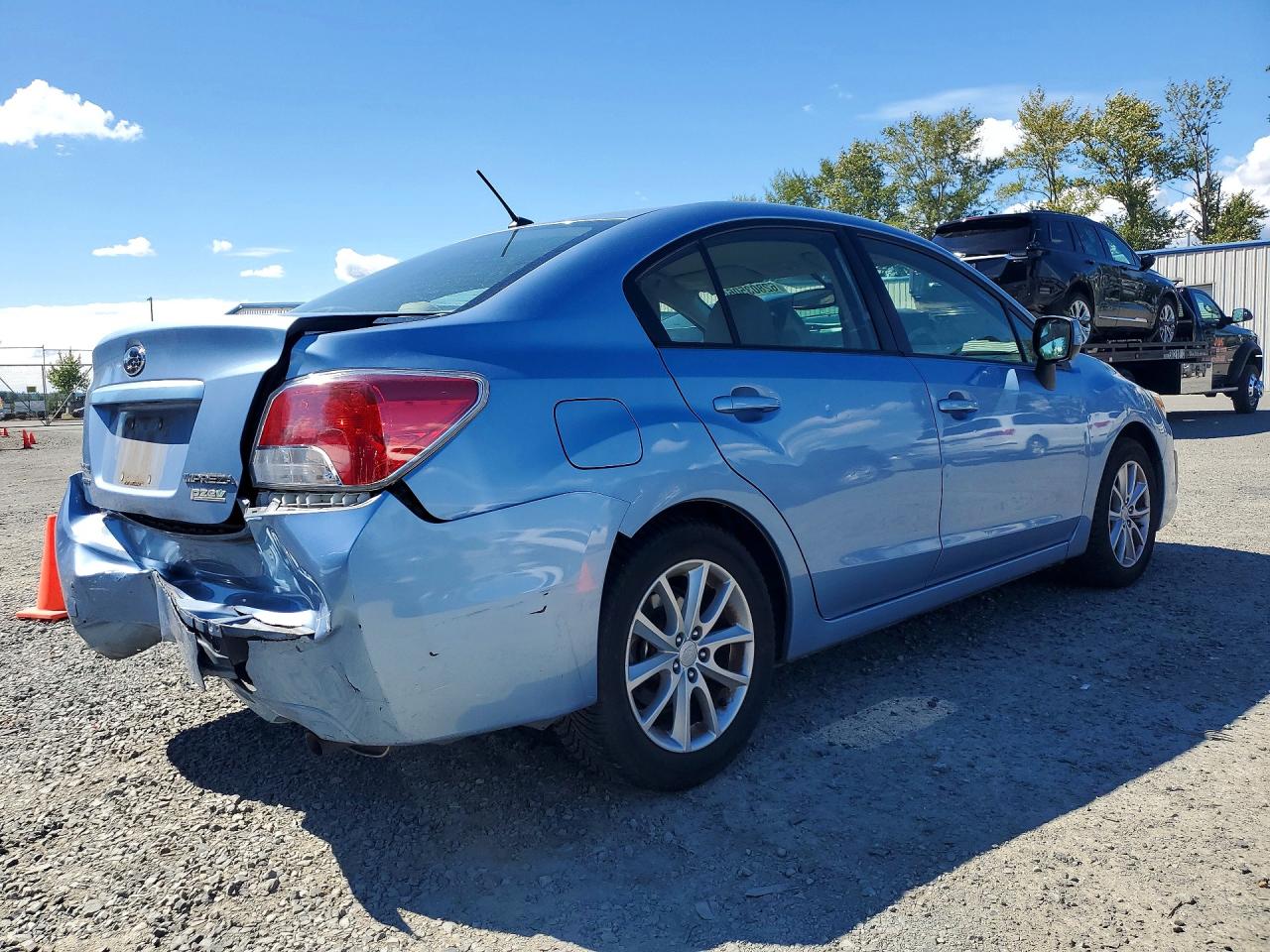 2012 Subaru Impreza Premium Blue vin: JF1GJAC64CH010642