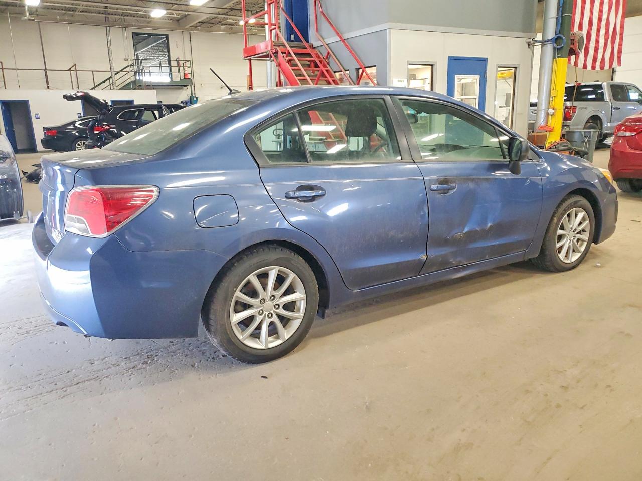 2012 Subaru Impreza Premium Blue vin: JF1GJAC64CH020989