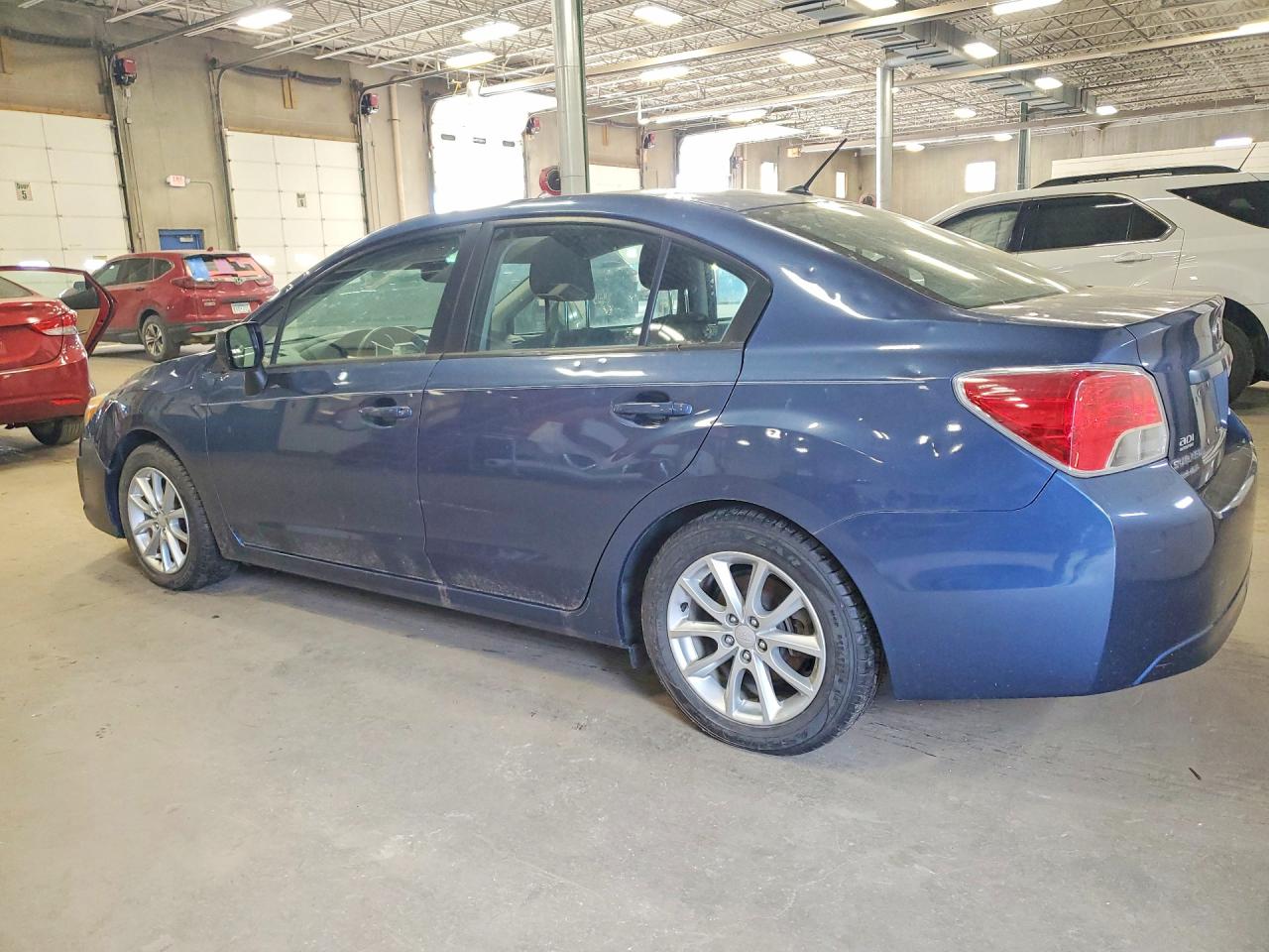 2012 Subaru Impreza Premium Blue vin: JF1GJAC64CH020989