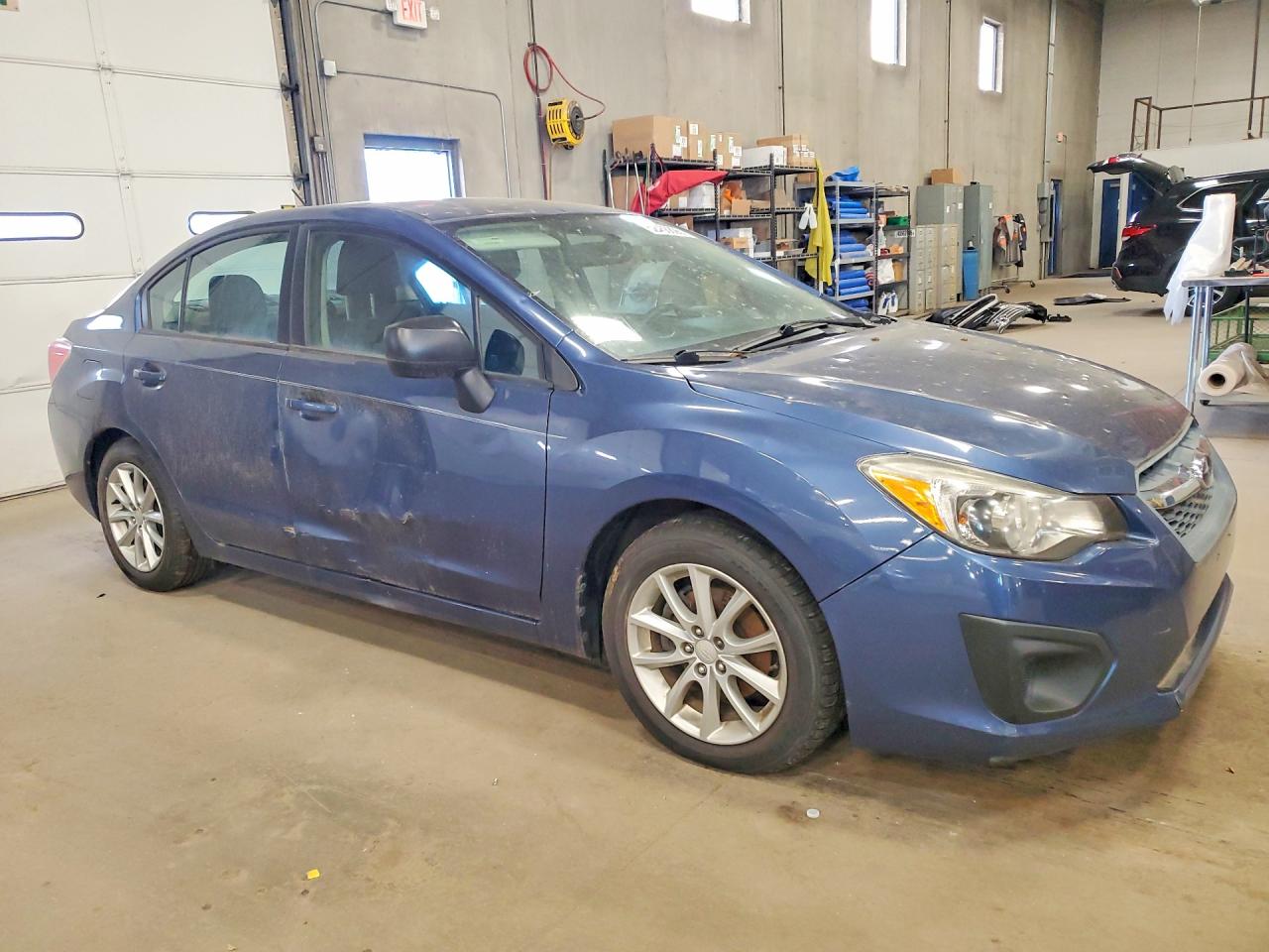 2012 Subaru Impreza Premium Blue vin: JF1GJAC64CH020989