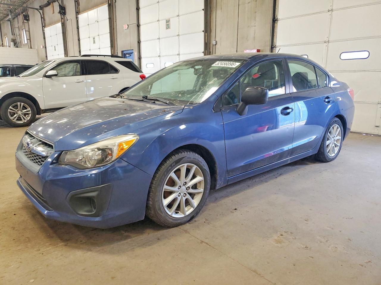2012 Subaru Impreza Premium Blue vin: JF1GJAC64CH020989