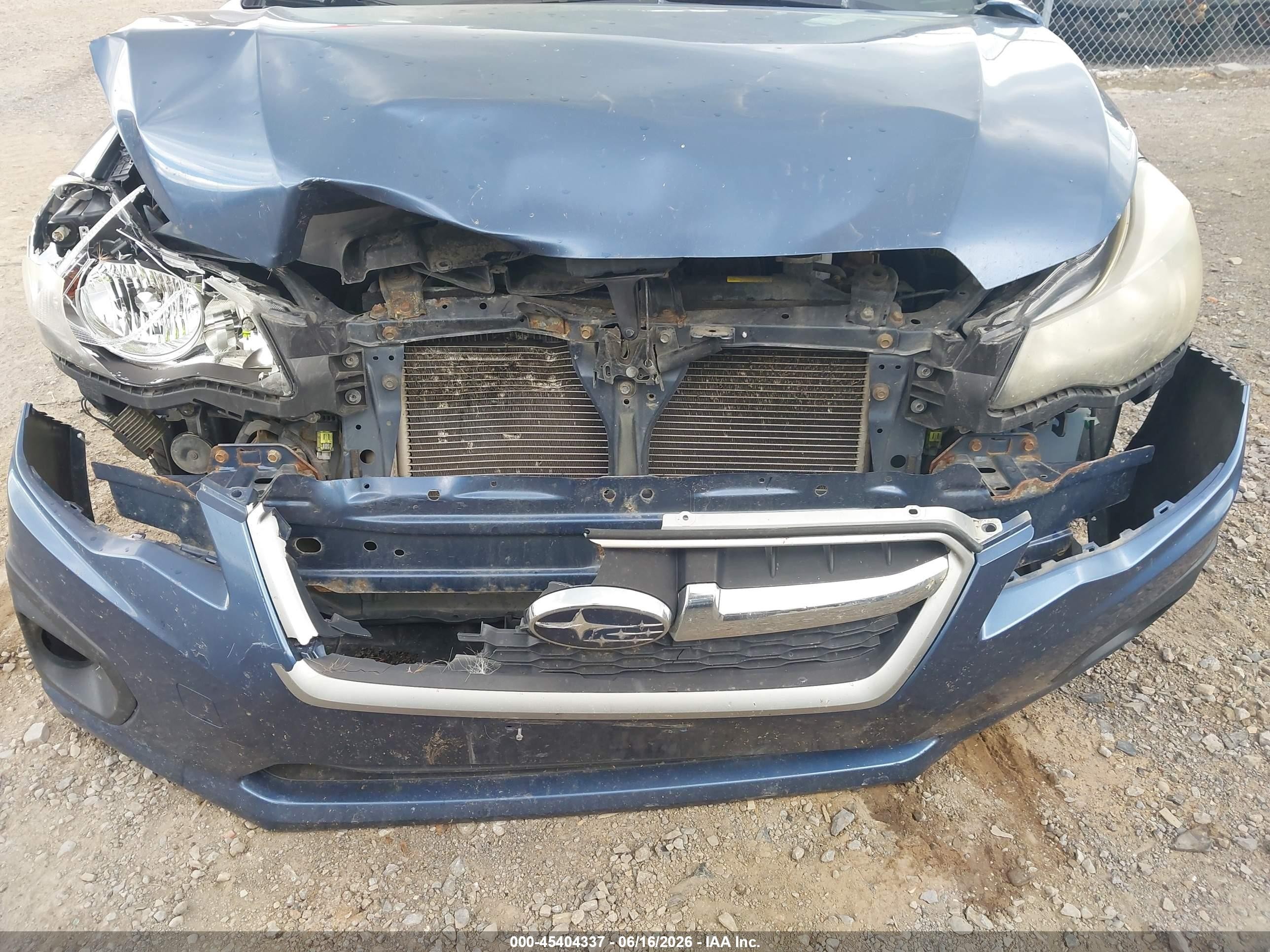2012 Subaru Impreza 2.0i Premium Blue vin: JF1GJAC64CH025769