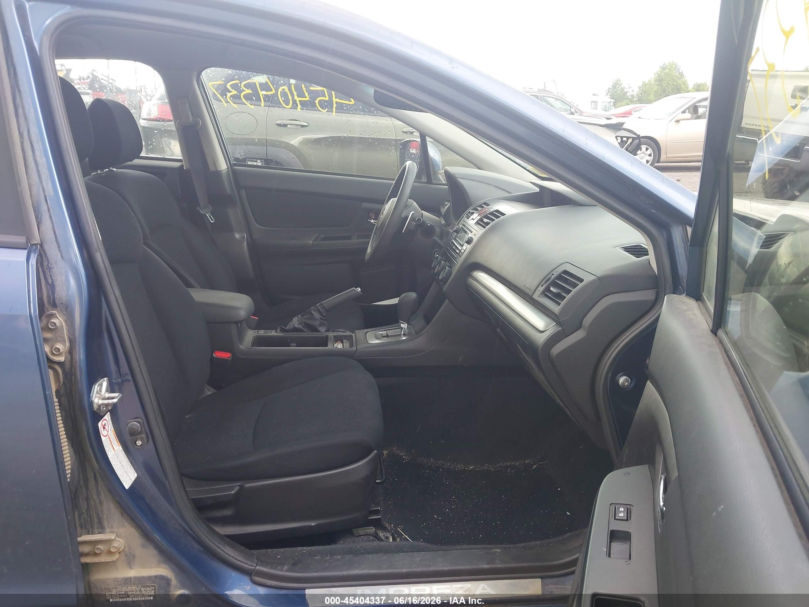2012 Subaru Impreza 2.0i Premium Blue vin: JF1GJAC64CH025769