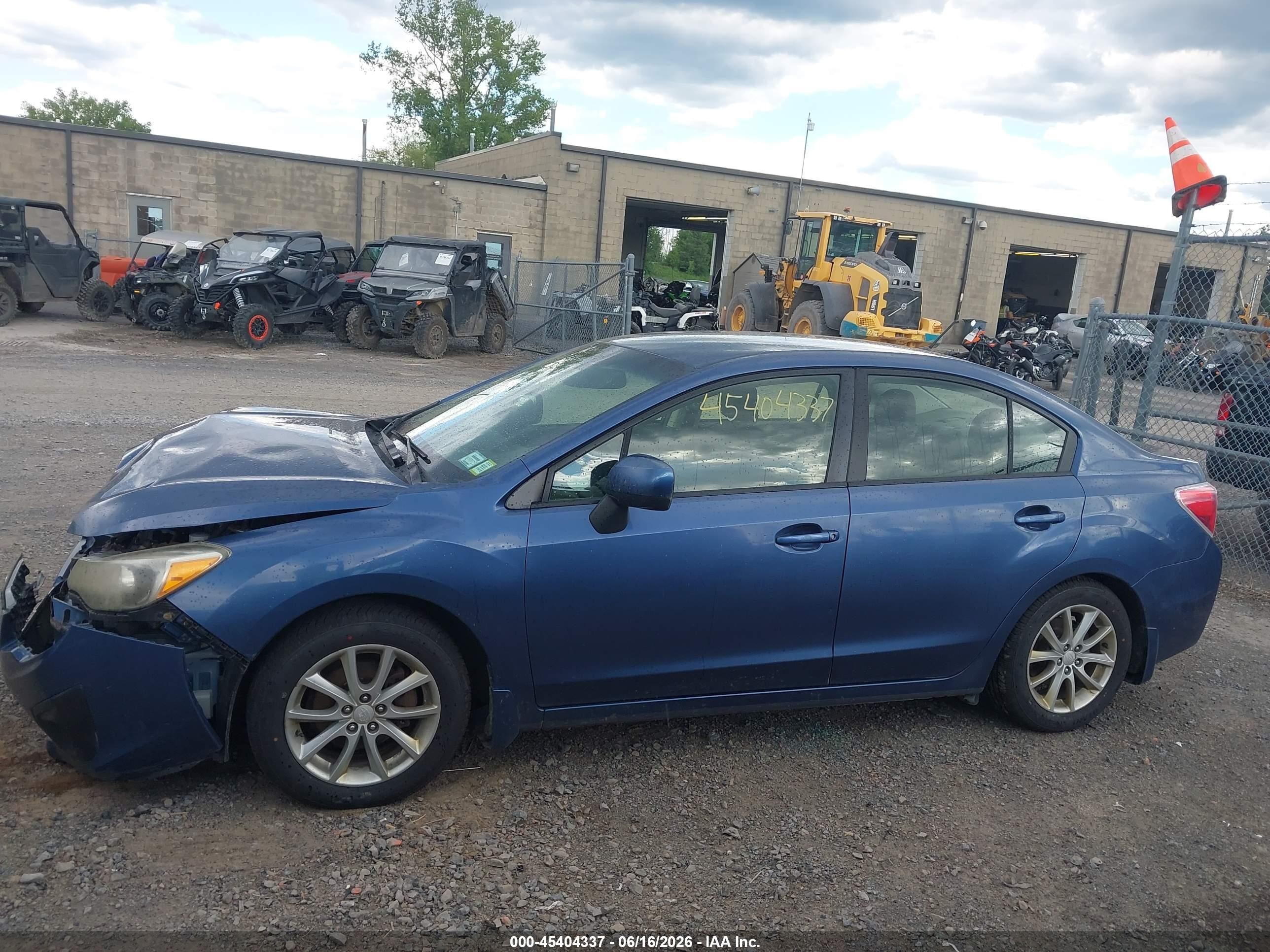 2012 Subaru Impreza 2.0i Premium Blue vin: JF1GJAC64CH025769