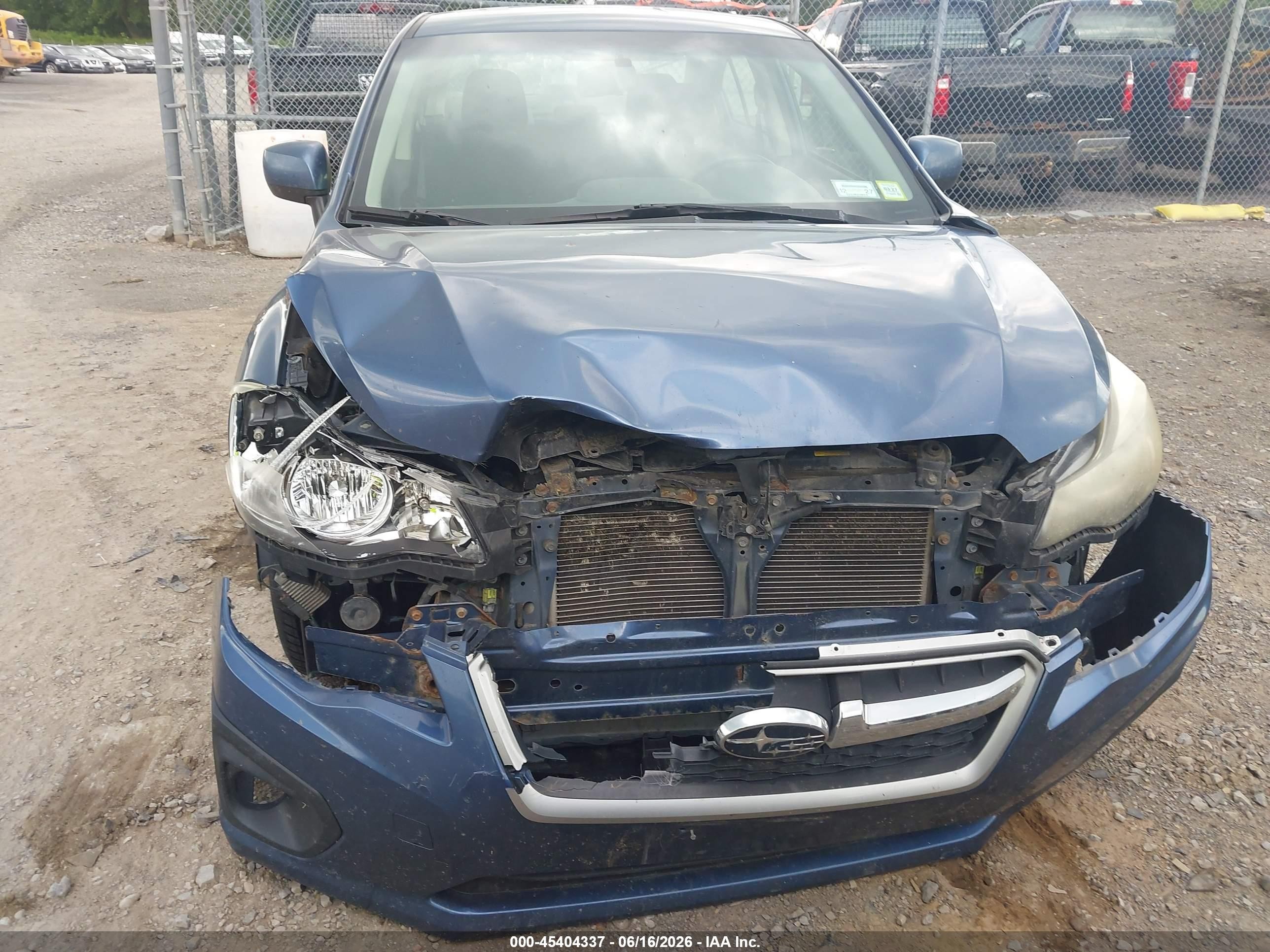 2012 Subaru Impreza 2.0i Premium Blue vin: JF1GJAC64CH025769