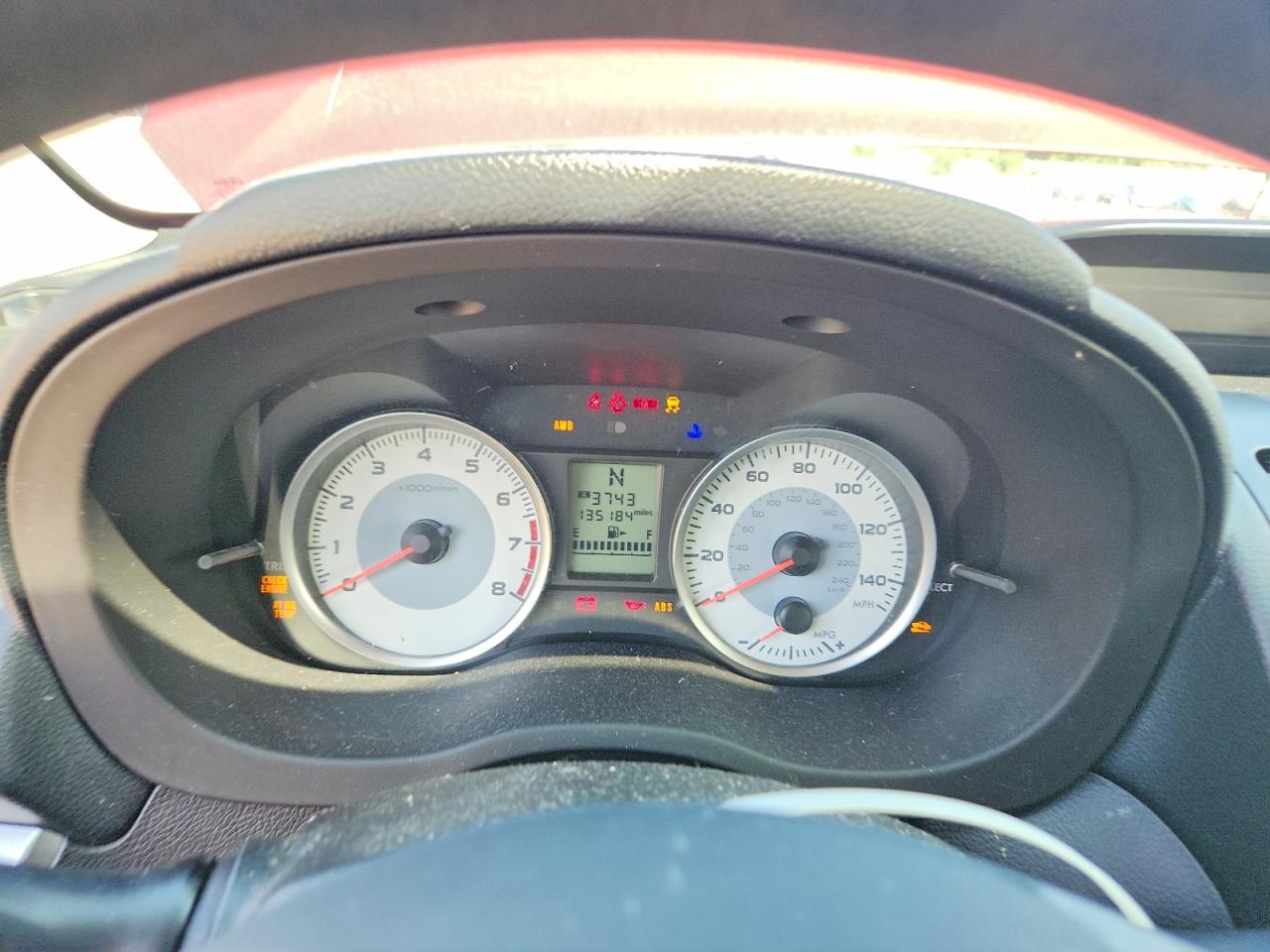 2013 Subaru Impreza Premium Red vin: JF1GJAC64DH002185