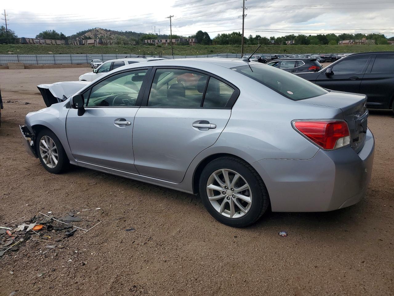 2013 Subaru Impreza Premium Silver vin: JF1GJAC64DH032075