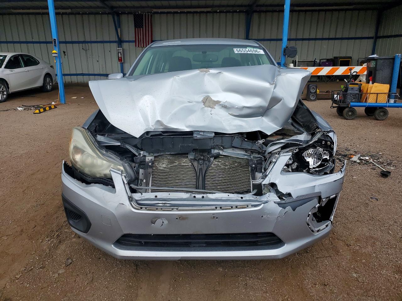 2013 Subaru Impreza Premium Silver vin: JF1GJAC64DH032075