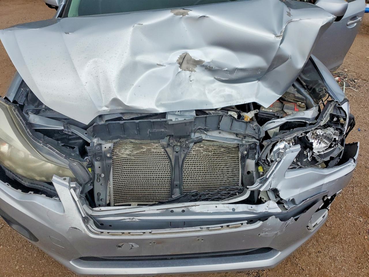2013 Subaru Impreza Premium Silver vin: JF1GJAC64DH032075