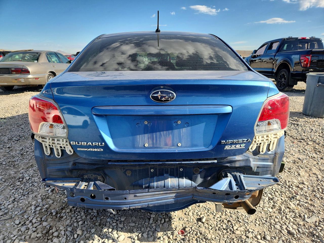 2014 Subaru Impreza Premium Синий vin: JF1GJAC64EH020557