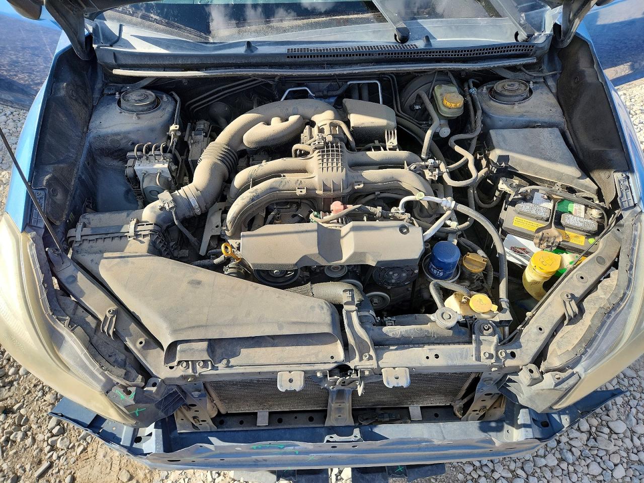 2014 Subaru Impreza Premium Синий vin: JF1GJAC64EH020557