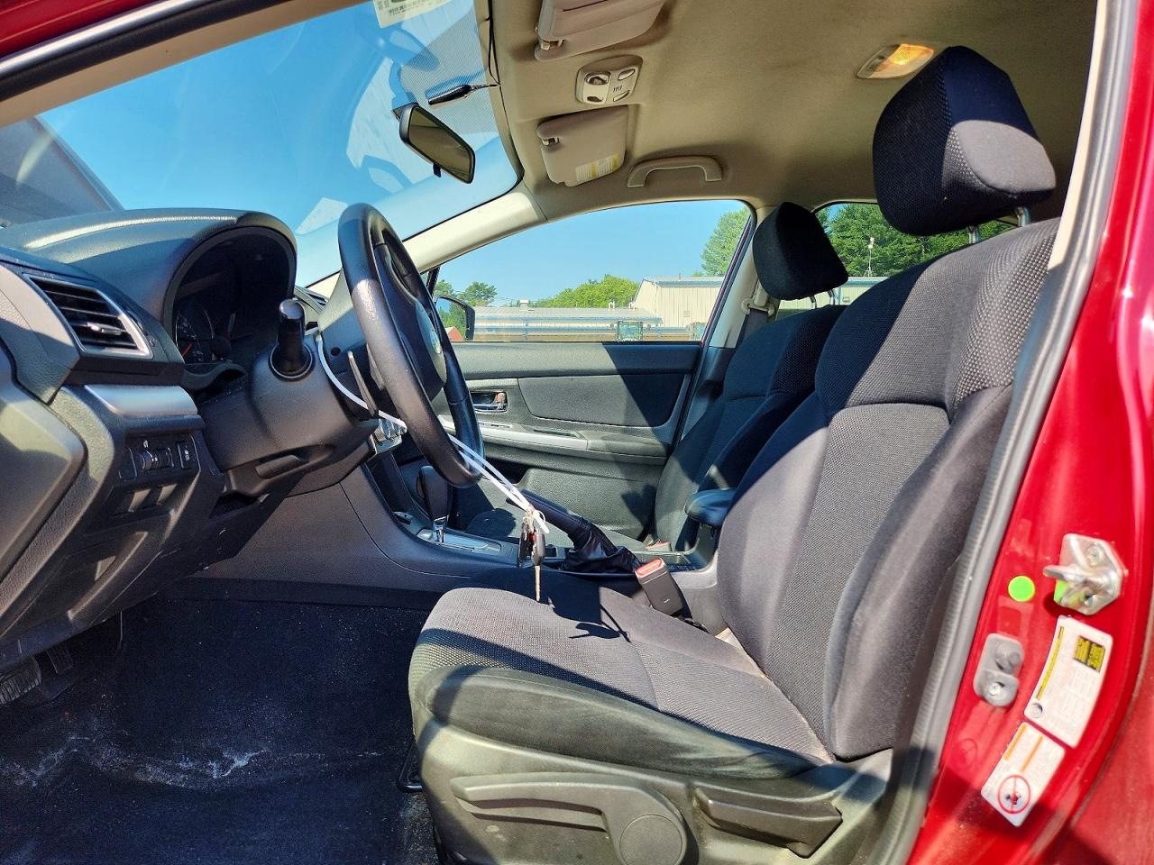 2015 Subaru Impreza Premium Red vin: JF1GJAC64FH002447