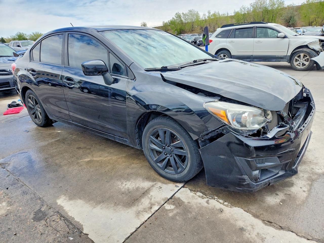 2015 Subaru Impreza Premium Black vin: JF1GJAC64FH008376