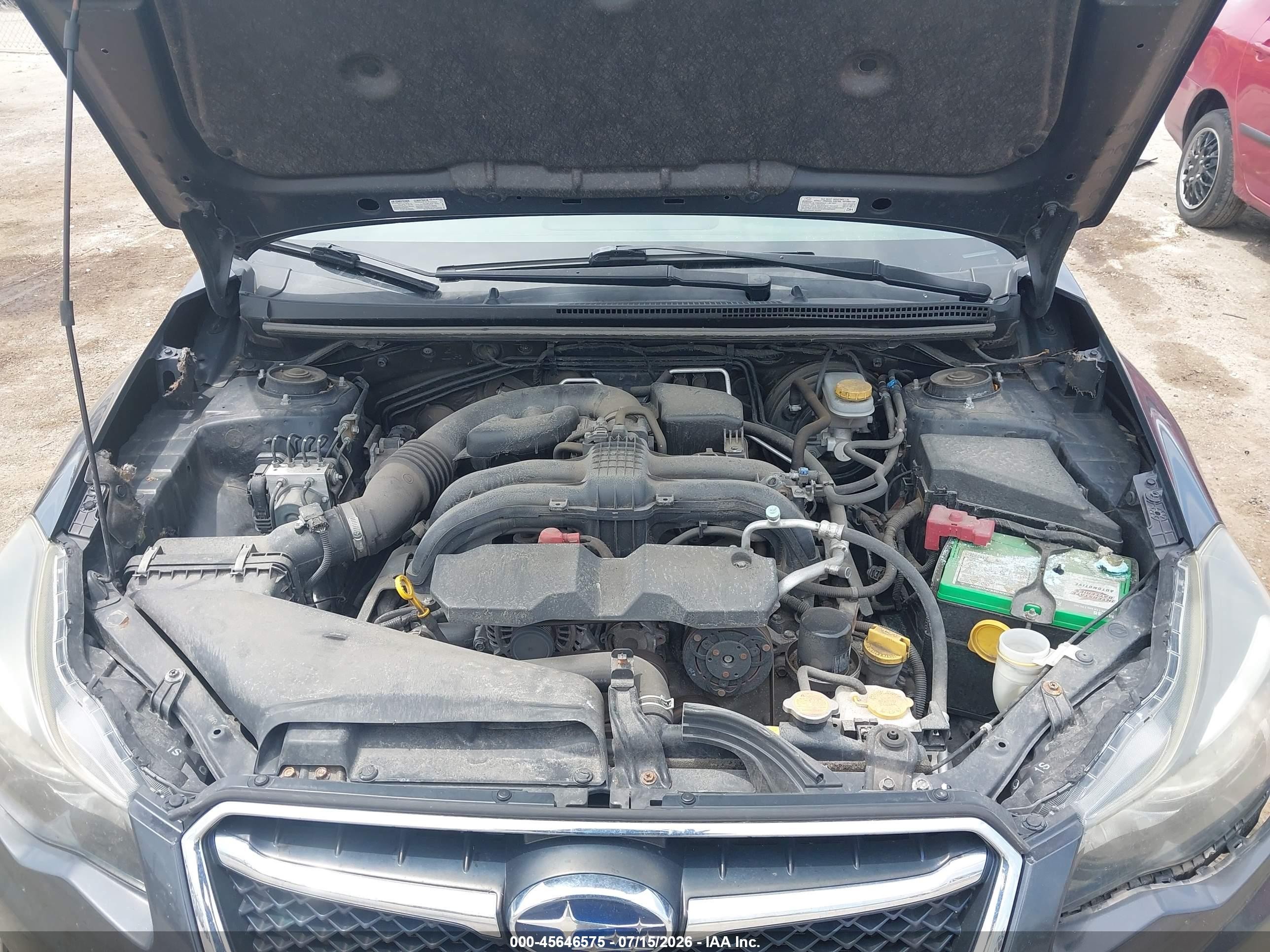 2015 Subaru Impreza 2.0i Premium Gray vin: JF1GJAC64FH009818