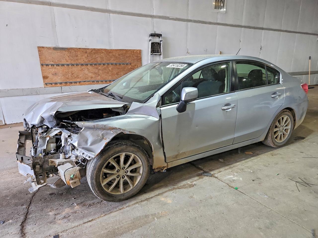 2012 Subaru Impreza Premium Серебряный vin: JF1GJAC65CH027398